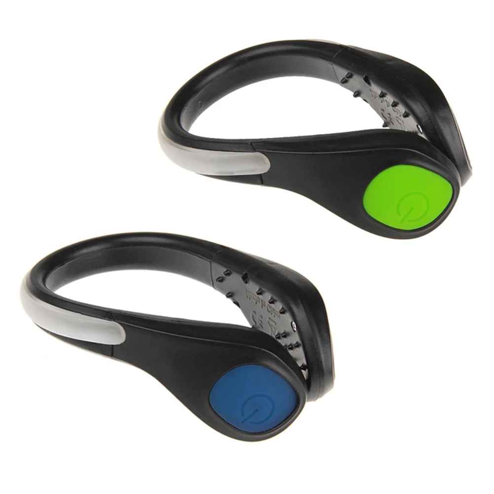 

2 Pcs Hiking Gear Glow Bracelets Safety Lamp Flash Clips Light Night Running Travel
