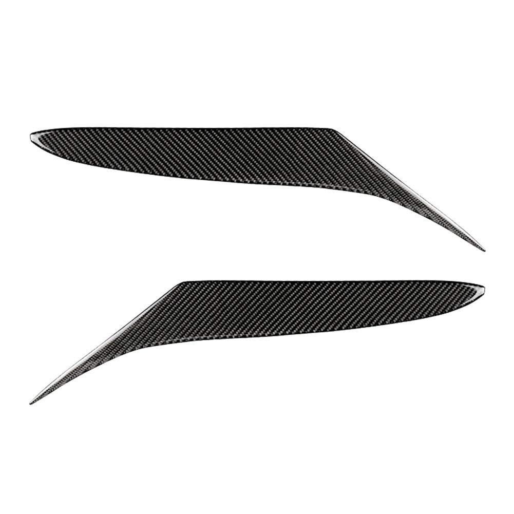 

2pcs Lamp Eyebrow Carbon Fiber Headlight Durable Practical Personality Eyebrows Eyelids Trim Stickers for Mazda RX8 2004-2008