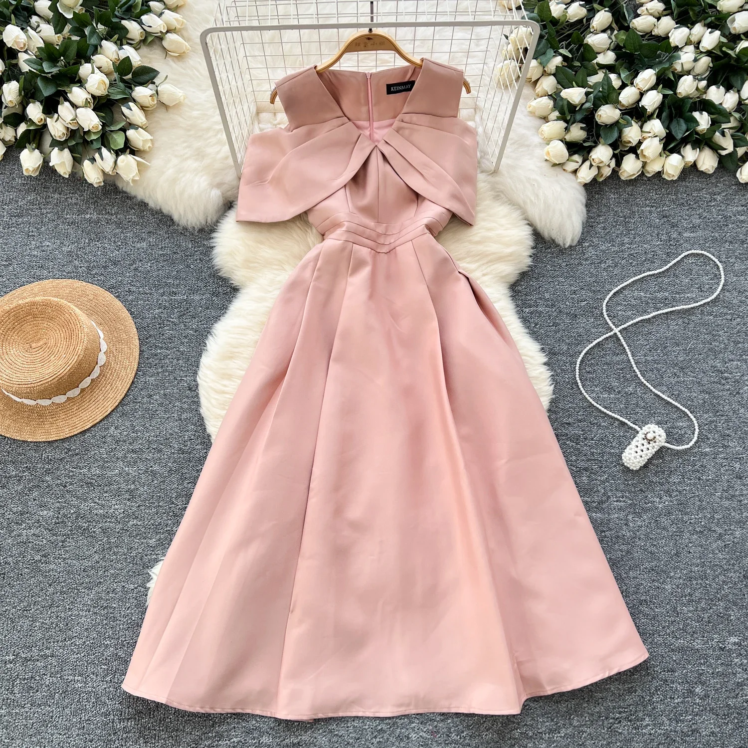 Элегантное винтажное шикарное сексуальное платье трапециевидной формы с