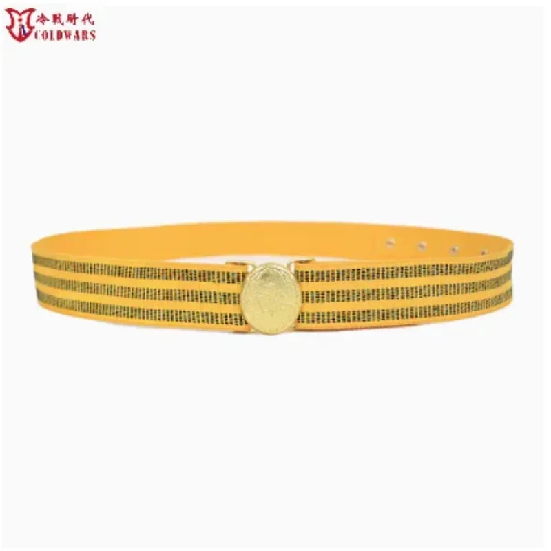 Российский военный официальный ремень 17/21 для офицера с шелковой тканой латунной