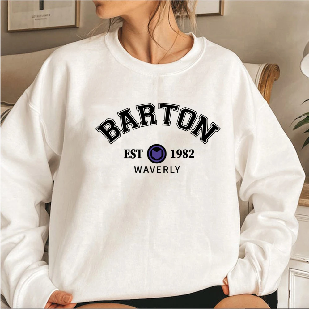 Свитшот Barton 1982 с круглым вырезом свитер модная новинка свитшот супергероями