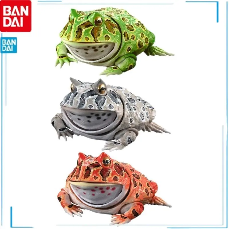 

BANDAI Simulation Animal Ceratophrys Frog Simulation Animal Model Brand New Genuine Model Kids Toy Christmas Gifts