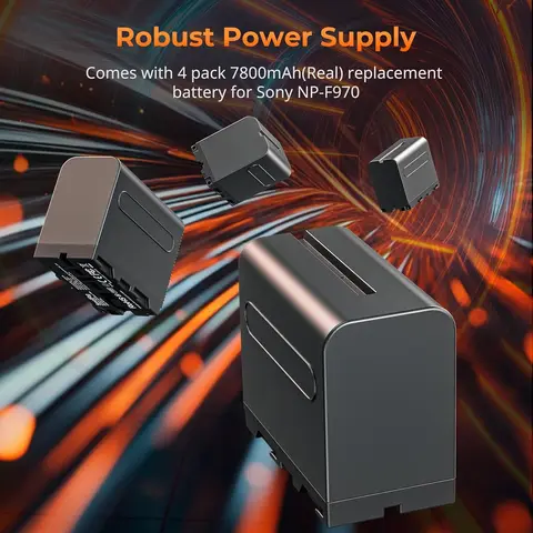 SmallRig 4-канальное зарядное устройство для камер с аккумуляторами NP-F970