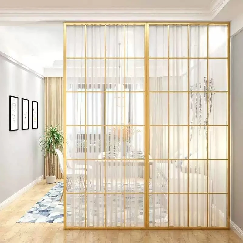 Скандинавская перегородка простой современный полый домашний экран складной