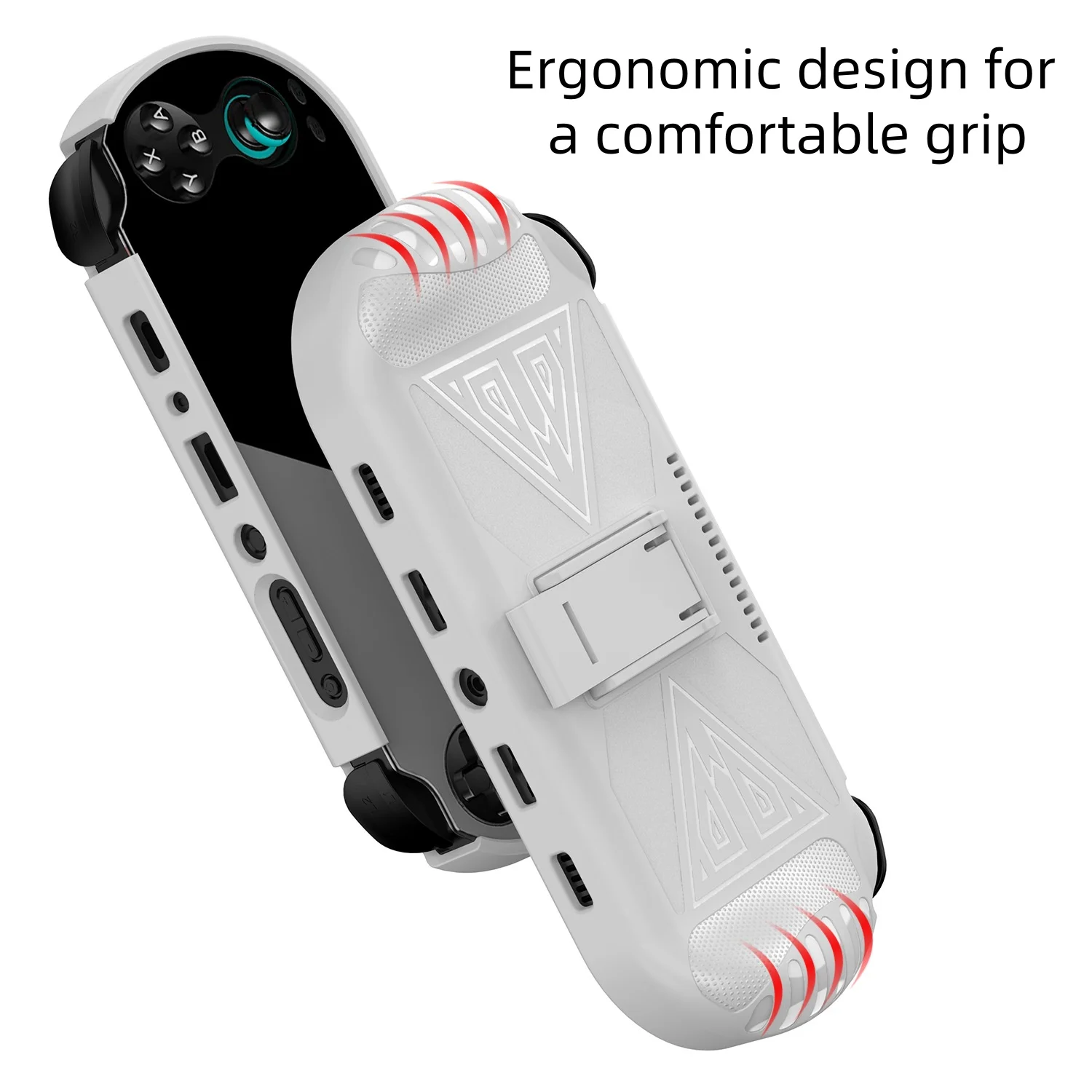Фото Эргономичный чехол-накладка с подставкой для ANBERNIC RG VITA PRO / RG VITA, защитный чехол-держатель из ТПУ №1