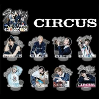 kpop stray kids new album circus acrylic stand bang chan hyunjin lee minho action figure model desktop decorative collectibles