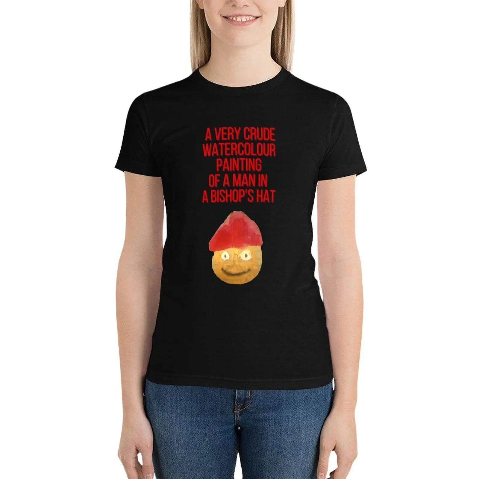 Футболка с изображением папы епископа Бреннана женская одежда