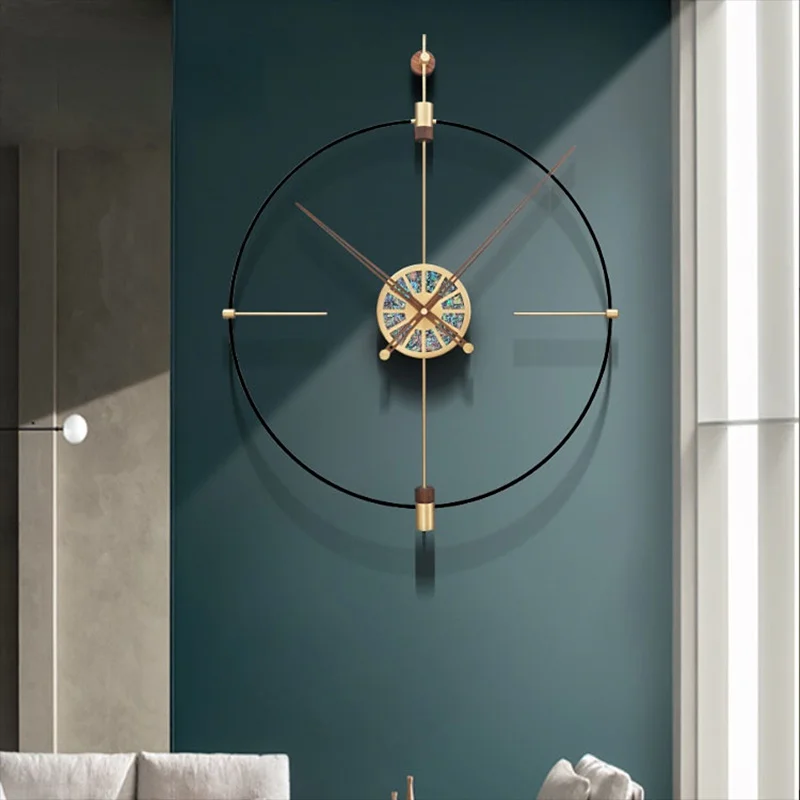 

Minimalist Silent Wall Clocks Bedroom Alarm Large Outdoor Clocks Luxury Modern Reloj De Pared Living Room Decoration ZLXP