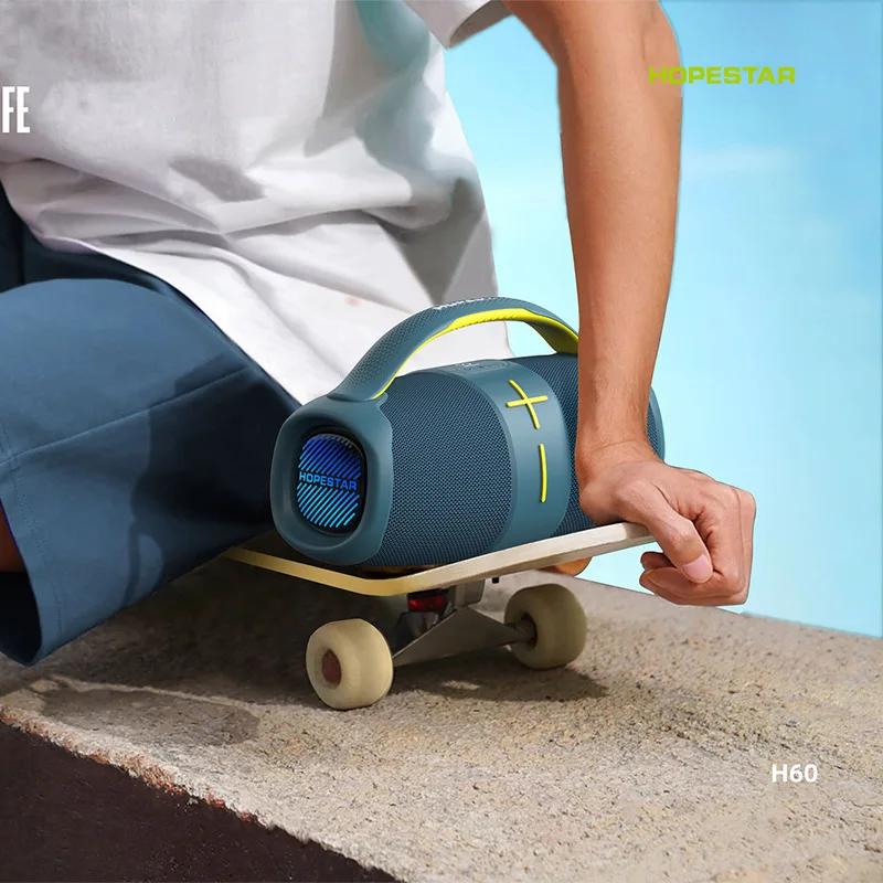 Оригинальный HOPESTAR H60 40 Вт высокая мощность бумбокс портативный Bluetooth супер