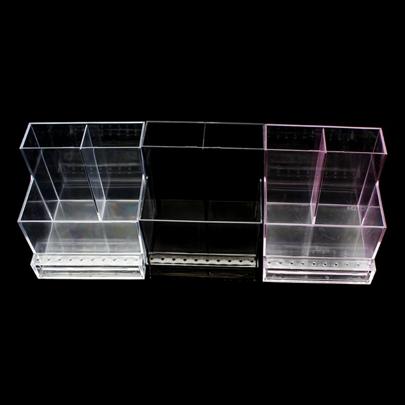 

10Holes Nail Drill Bits Holder Stand Displayer Organizer Manicure Tools Box Height:4.06" Width: 3.86"Bottom Drop Shipping