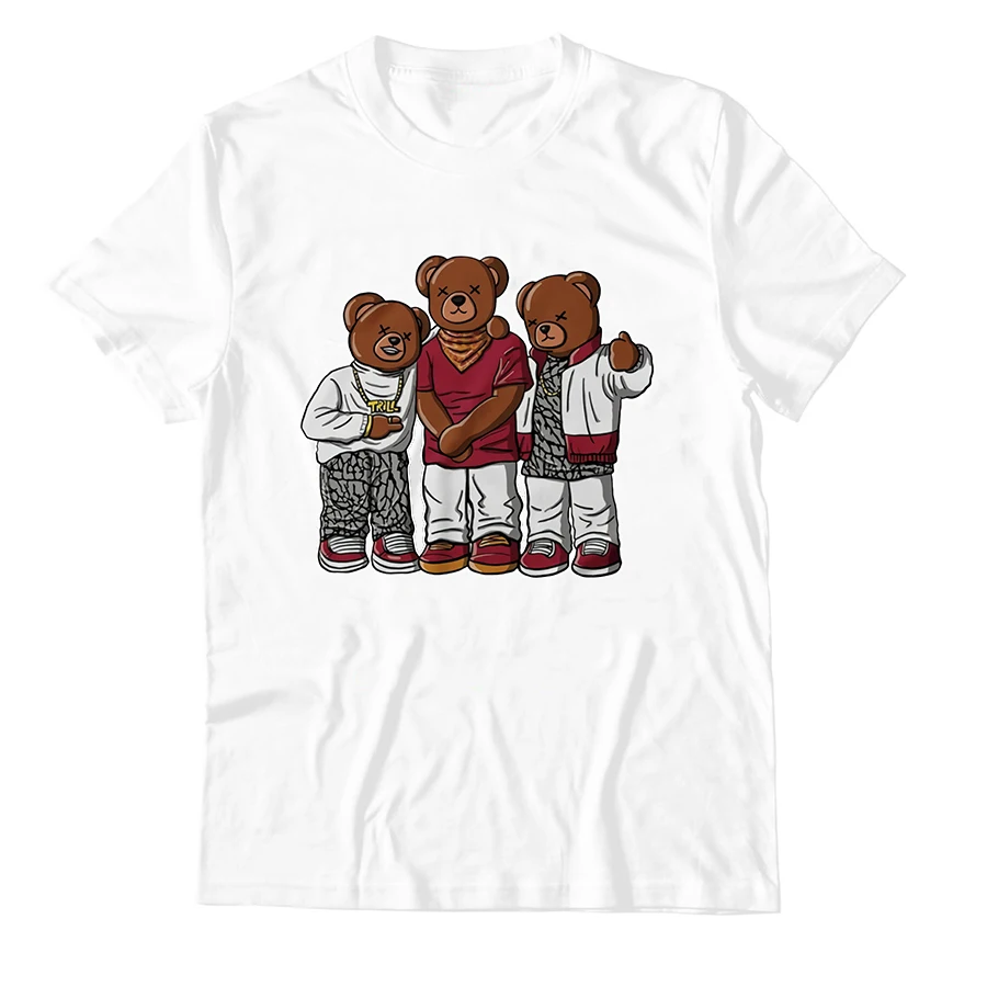 

2022 New Arrivals Custom Unisex Tshirt Men 100% Cotton Plus Size Men's T-shirts Brother Bear Print Graphic T Shirts For Men