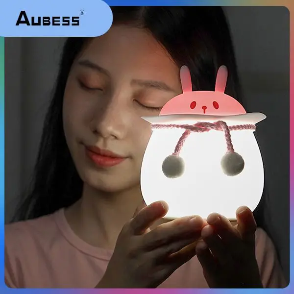 

Eye Protection Led Night Light Cute Silicone Pat Light Adjust Brightness Pat Lights Usb Charging Room Decor Wholesale Desk Lamp