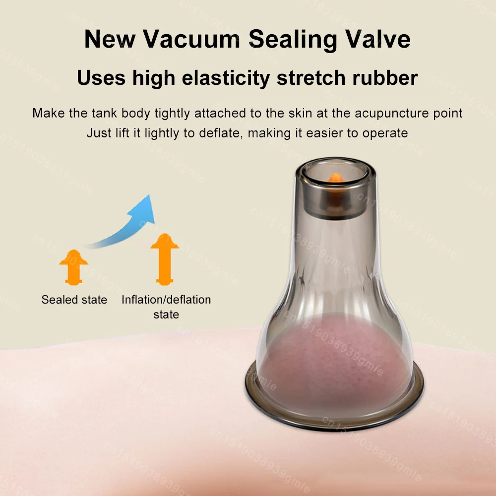 6-баночное вакуумное устройство для соскабливания тела массажер с подогревом на