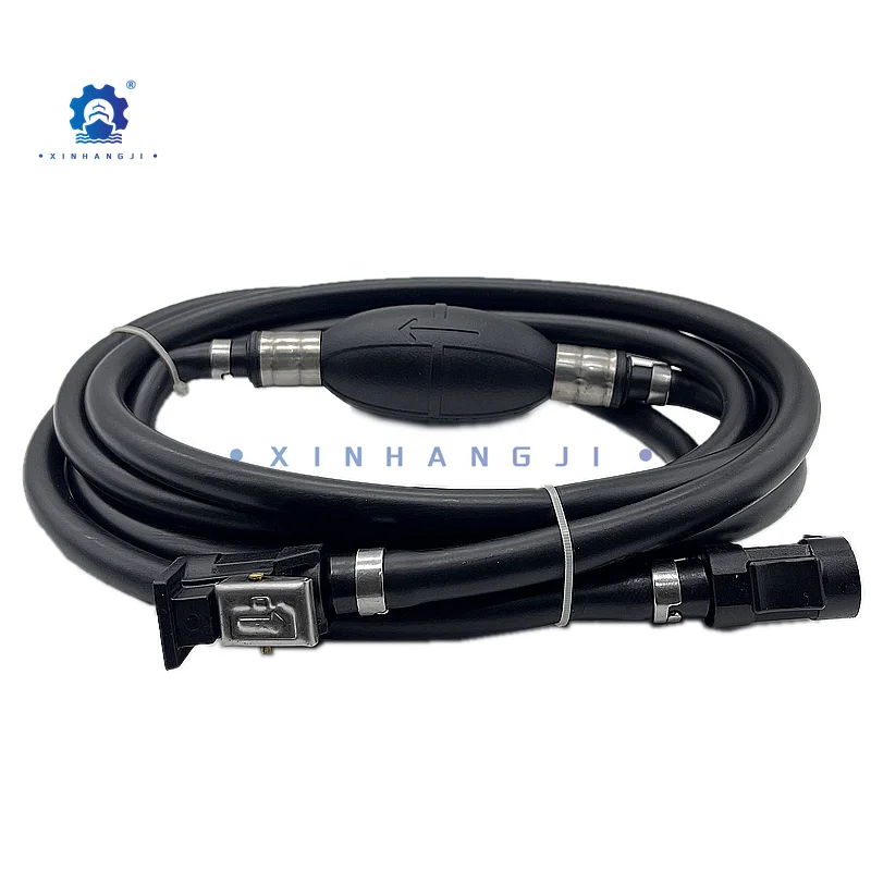 6Y2-24306-53 Резиновый топливный шланг для подвесных моторов Yamaha Parsun соединение