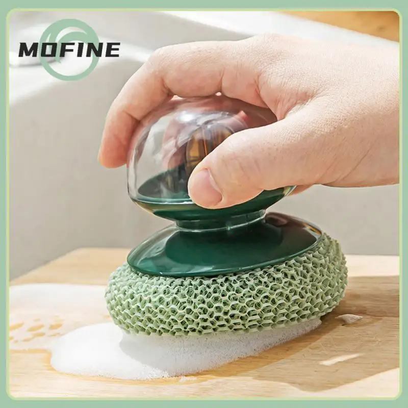 

Hot Sale Pot-brushing Artifact Environmentally Friendly Pot Washing Brush Strong Decontamination Jellyfish Design For Kitchen
