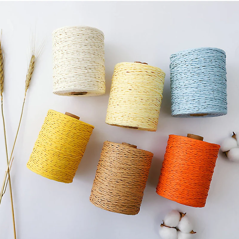 280-300 м/шт. Стандартная пряжа для вязания крючком бумажная нить сделай сам цветок