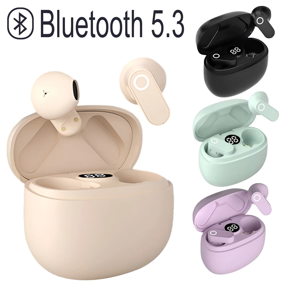 Беспроводные игровые наушники Bluetooth 5.4 сенсорное управление спортивные стерео с