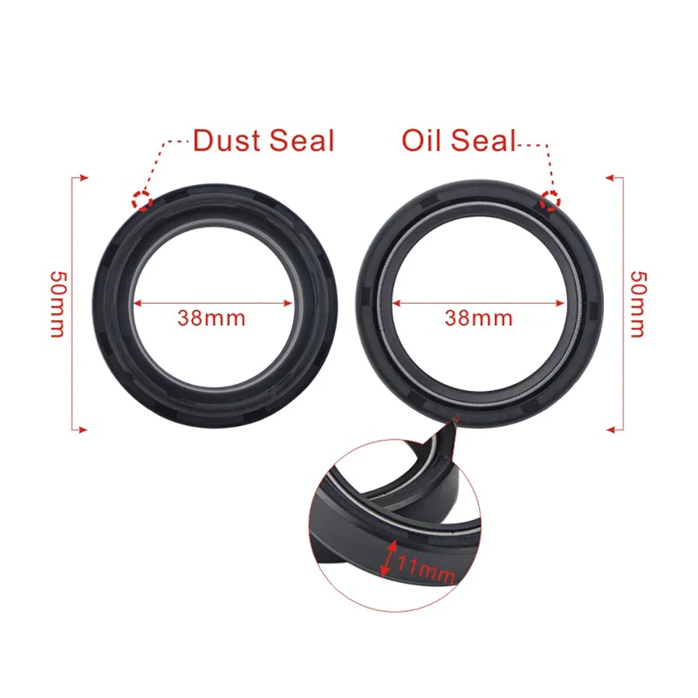 38x50x11 38*50 сальник пылезащитное уплотнение для Kawasaki KZ1100 ZX600 ZX750 ZX900 Ninja600R Ninja750R Ninja900R