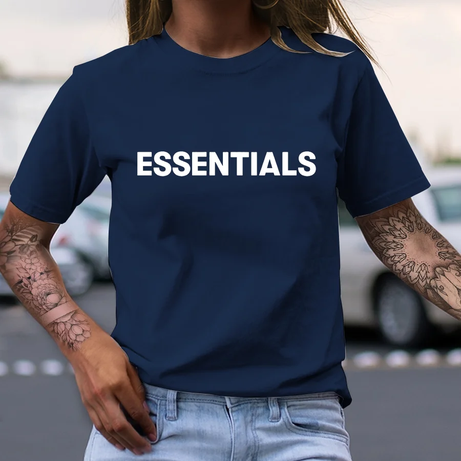 

Hot Sale Harajuku Summer Simple 3D Print Letter Short Sleeve Crewneck Top's Women Fashion Streetwear Women's Oversized T-shirt's