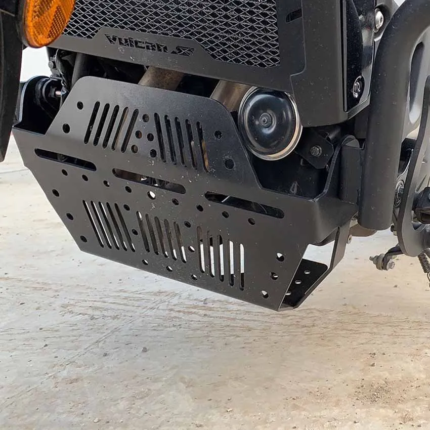 Фото Запчасти для мотоциклов KAWASAKI VN650 Vulcan S 650 EN650 VN 650, защитная крышка шасси двигателя из алюминиевого сплава №2