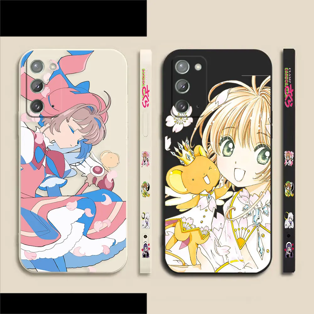 

Japan Anime CardCaptor Sakura Case For Samsung A50 A30 A20S A10S A10 Note 20 10 M32 M22 M40S A20 Pro Plus Lite Ultra 4G 5G Case