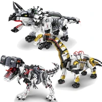 mechanical tyrannosaurus rex adult difficult building blocks large dinosaur ornament children puzzle plug model