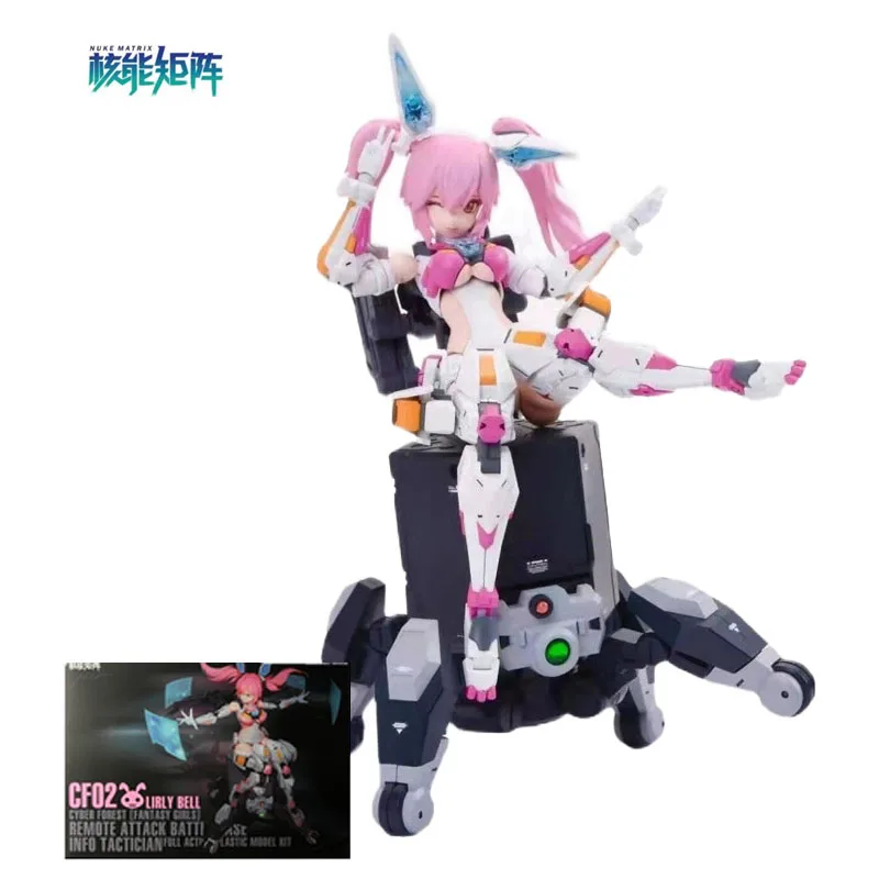 

Original NUKE MATRIX Fantasy Girls Cyber Forest CF02 Lirly Bell Rabbit Girl Machine Assembly Action Model Toys Gifts In Stock