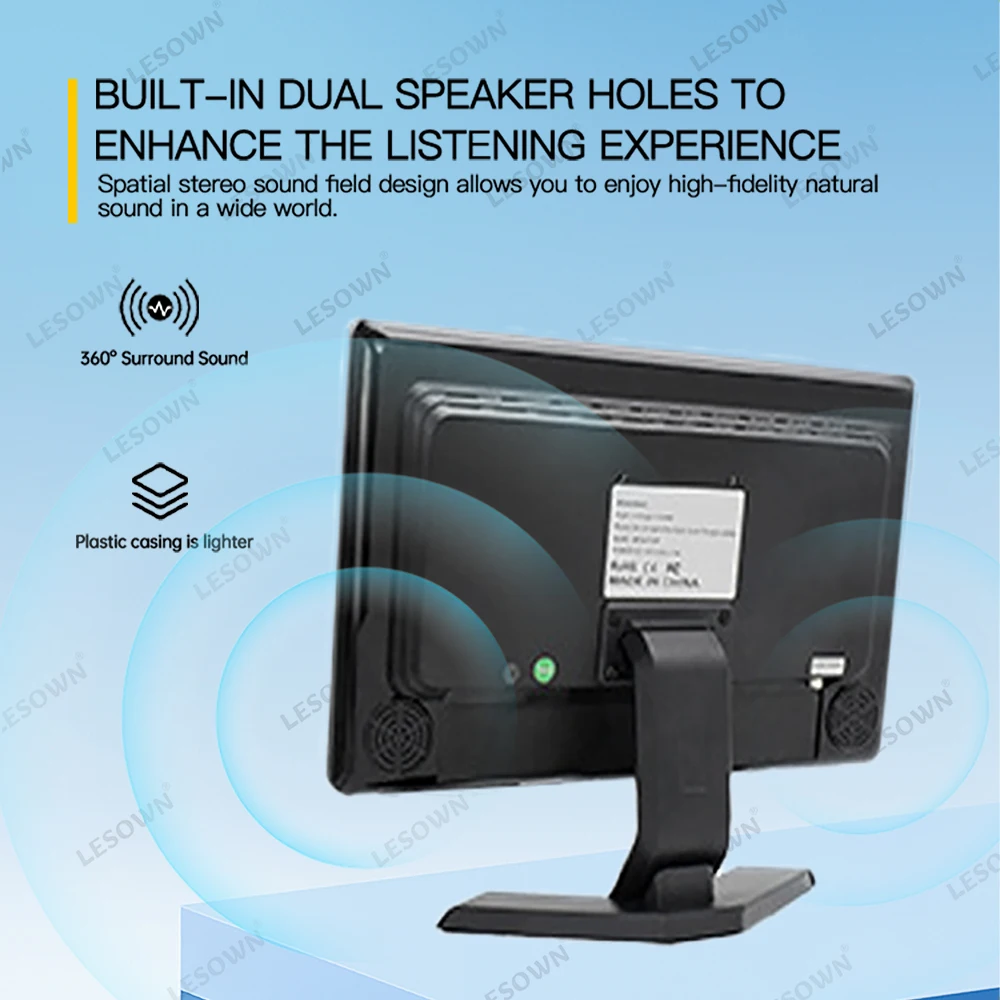 LESOWN 19 дюймов 4:3 IPS экран промышленный дисплей 1280x1024 FHD USB сенсорный монитор с VGA HDMI AV