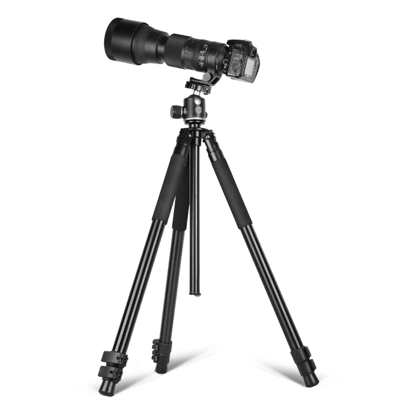 

20kg Load Heavy Duty Aluminum Professional Multifunctional Tripod Saddle Tripod for Dslr Video Photographic Equipment