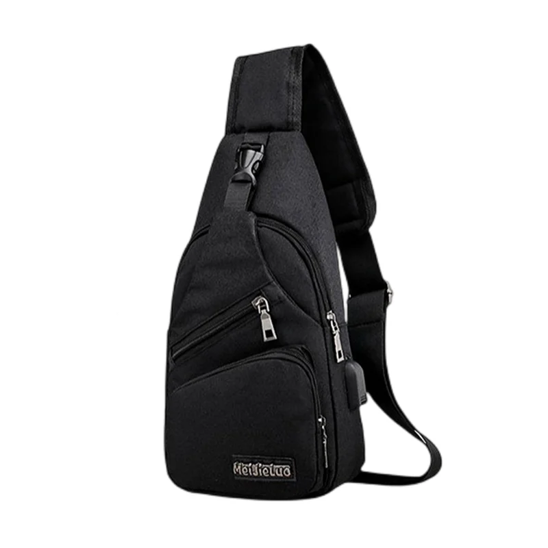 

Classic Men's Chest Bag nylon Canvas Diagonal Bag Casual Running Shoulder Bag Multi-functional Chest Bag Daily Travel Backpack