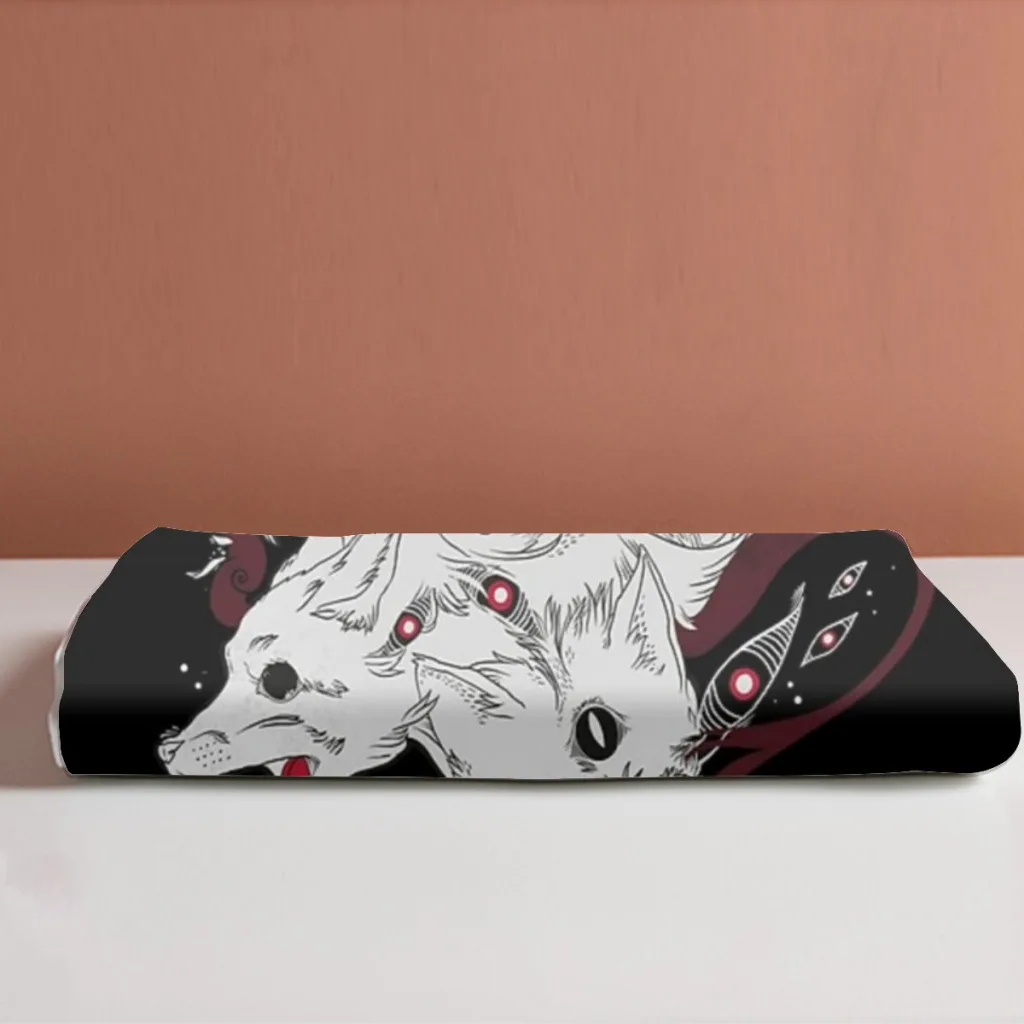 Дикие волки с множеством глаз комплект простыней из полиэстера