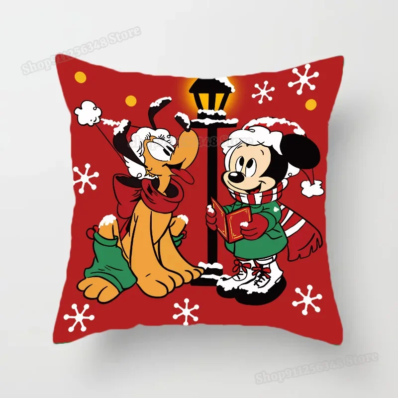 

Наволочка MINISO 45x45 см с Микки и Минни Маус