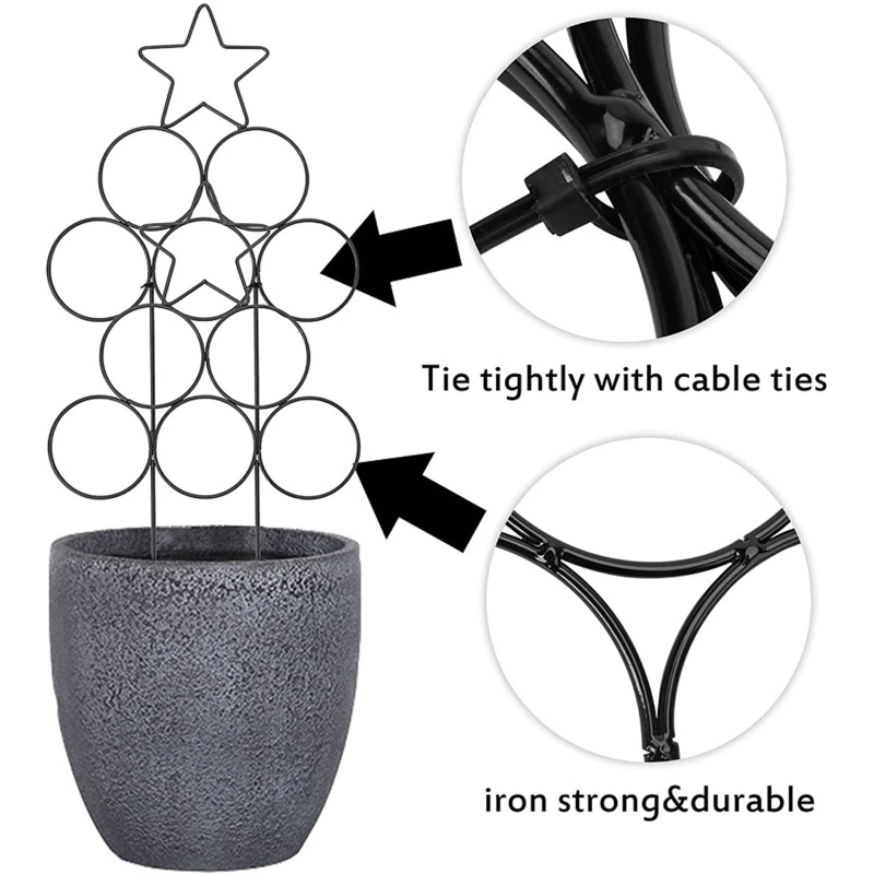 

2022 New Utility Plant Climbing Rack Indoor Outdoor Potted Plants Holding Bracket Durable Garden Patio Yard Balcony Accessories