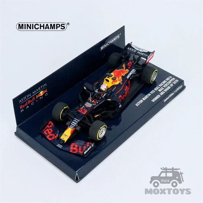 Модель автомобиля MINICHAMPS 1:43 2020 F1 Racing RB16 No33 Max WINNER ABU DHABI