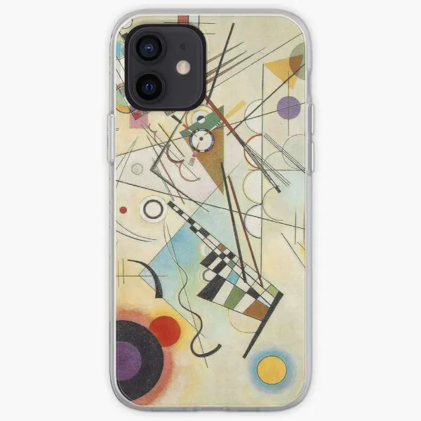 

Kandinsky Composition No 8 Iphone Sna Phone Case Customizable for iPhone 6 6S 7 8 Plus 11 12 13 14 Pro Max Mini X XS XR Max