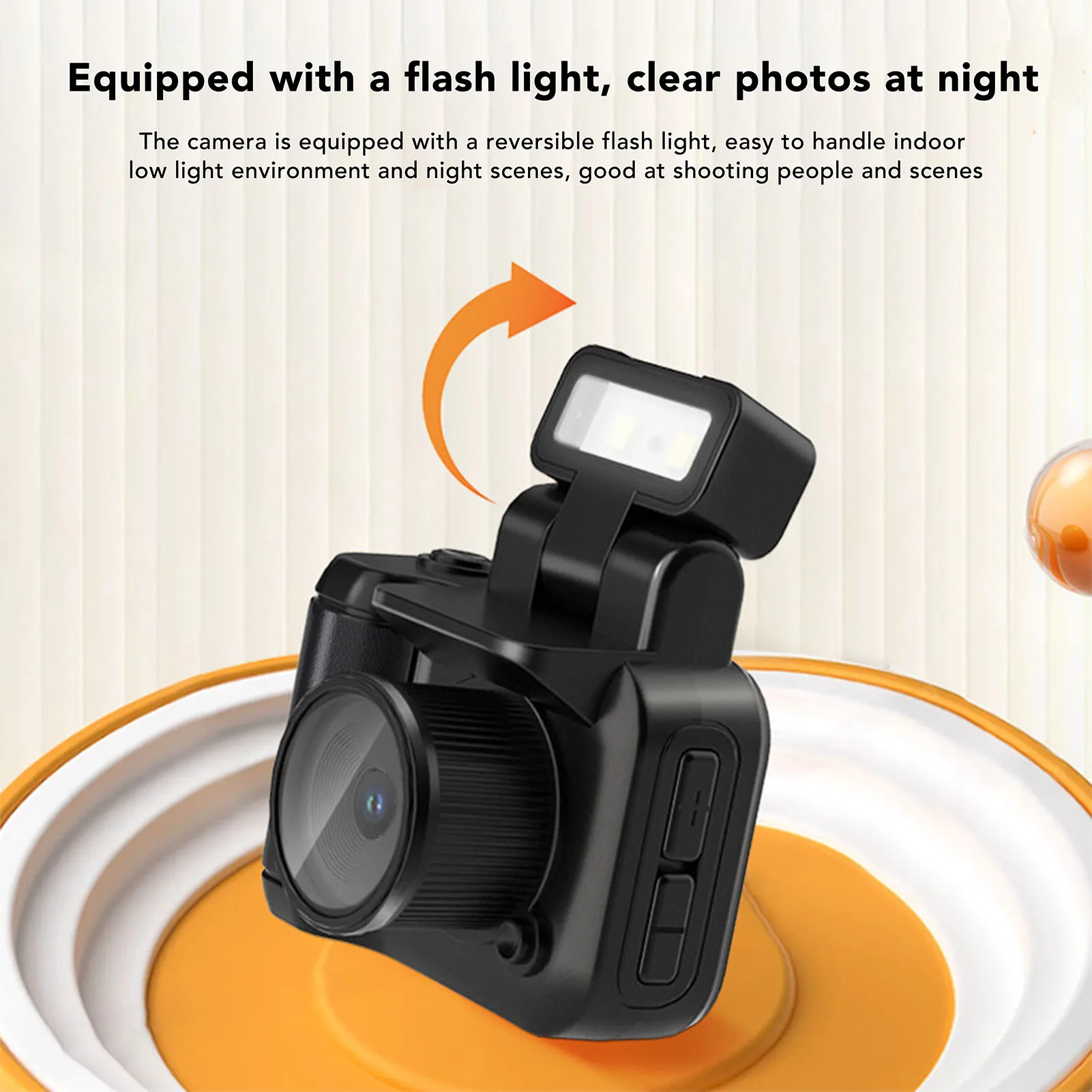 Маленькая цифровая камера датчик высокого разрешения светодиодная вспышка