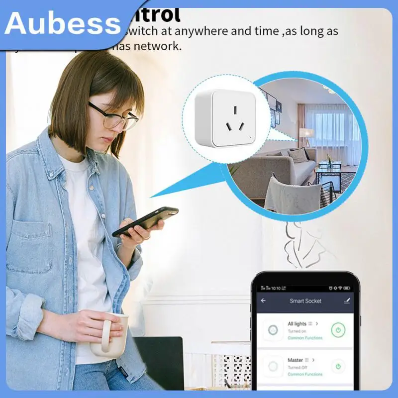 

Tuya Zigbee Socket Outlet Voice Control Smart Life App Tuya Zigbee3.0 Timing Function Smart Home With Alexa Google Home