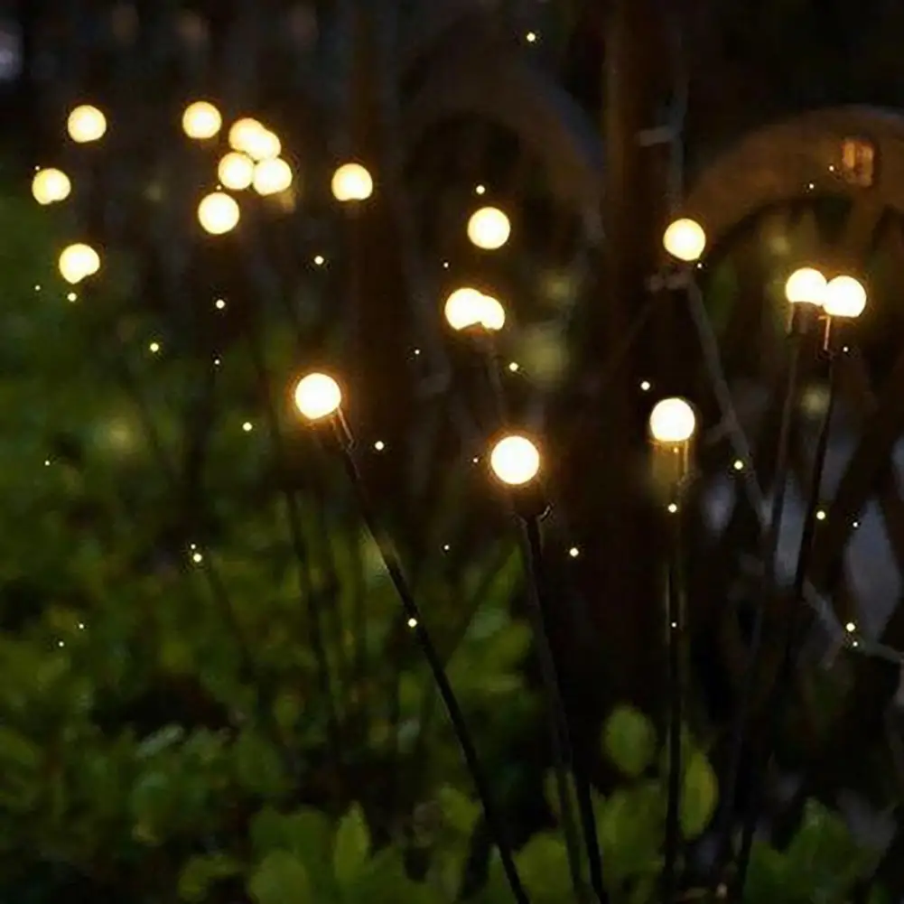

Garden Stake Lights Lawn Lamp Home Decor Solar Firefly Landscape Lamp Waterproof Solar Power Lights Outdoor Decorative Light