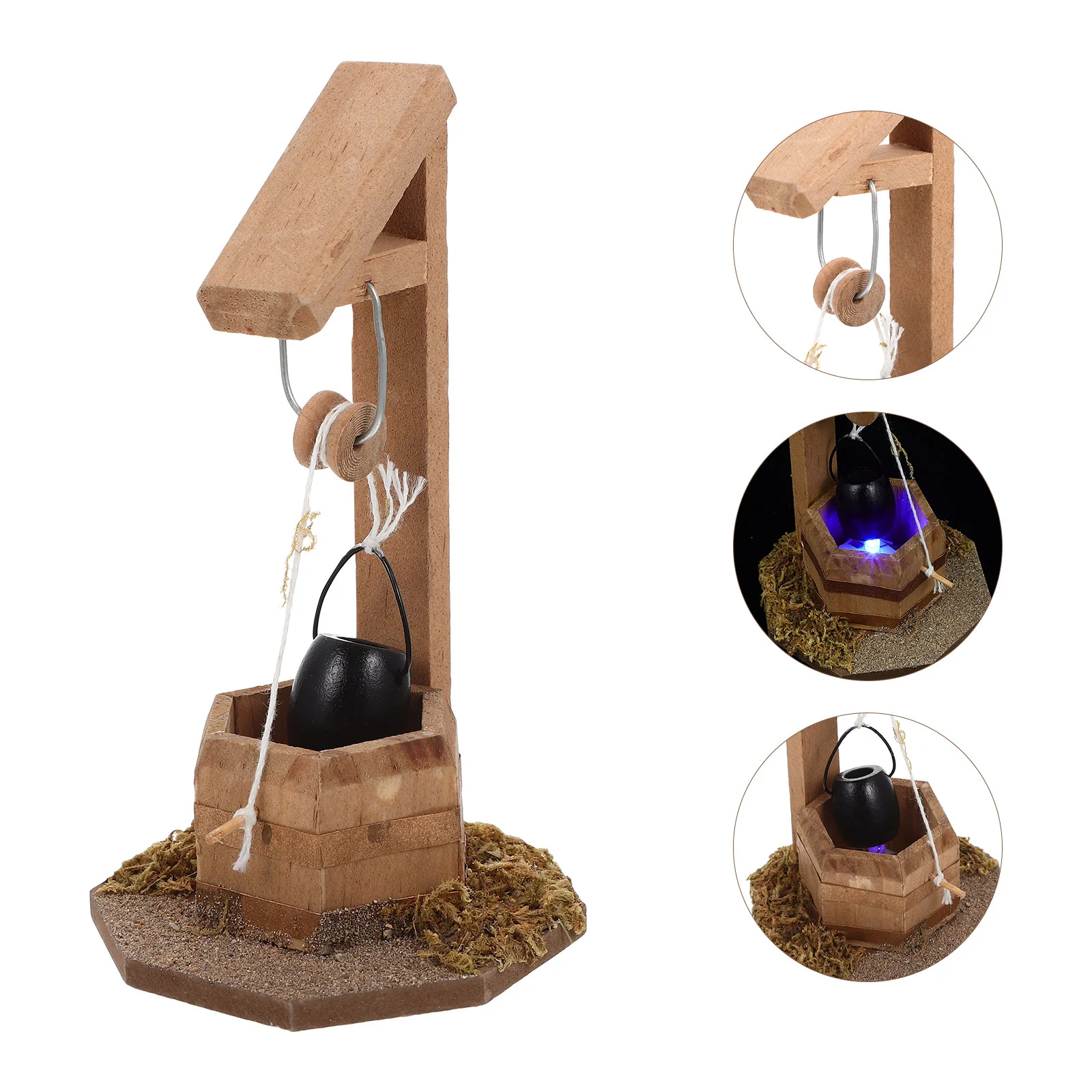

Decorative Miniature Well Wear-resistant Kids Plaything Delicate Children Kids Accessory