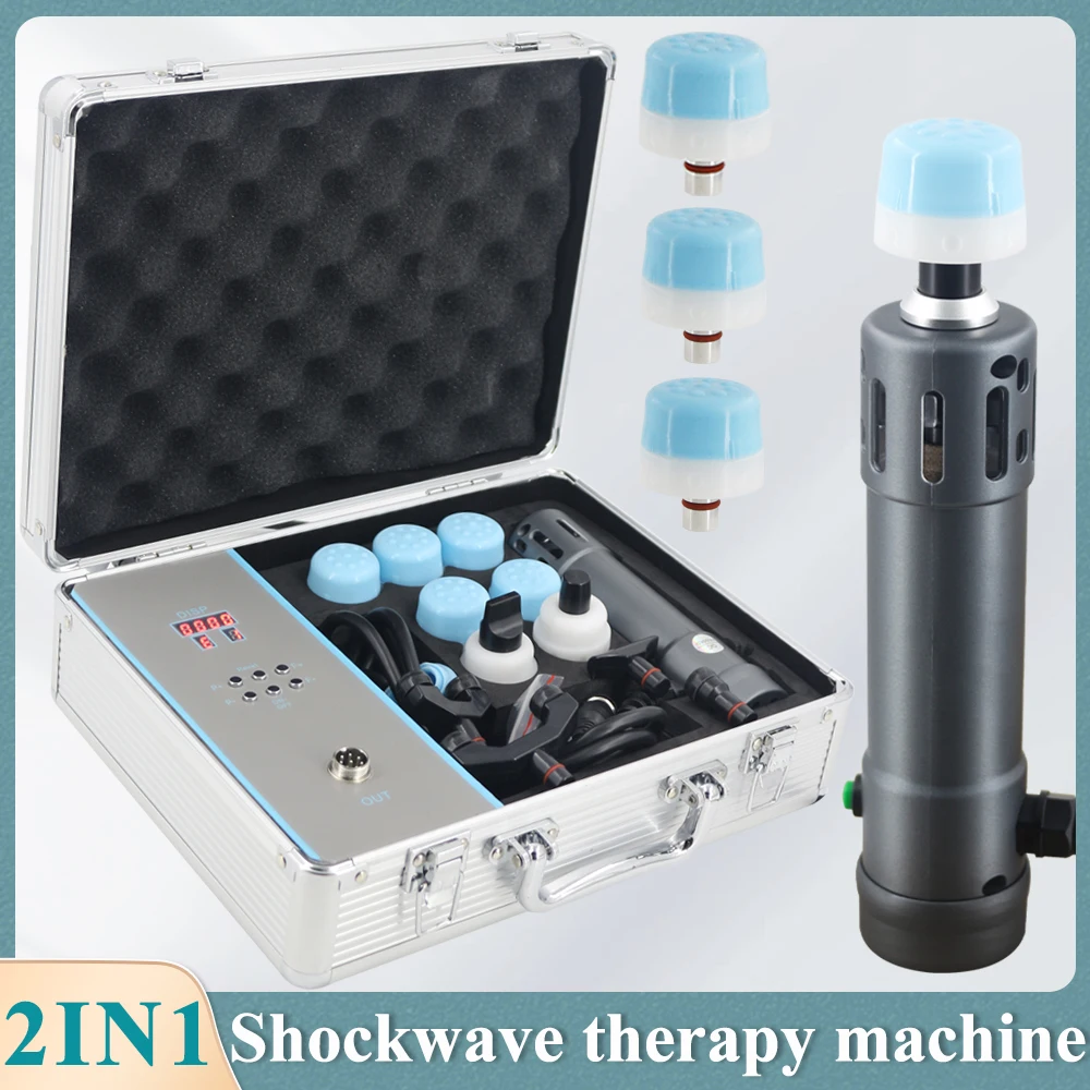 

Аппарат 2 в 1 для терапии ударной волной, профессиональный Массажер для эффективного лечения боли в талии и релаксации