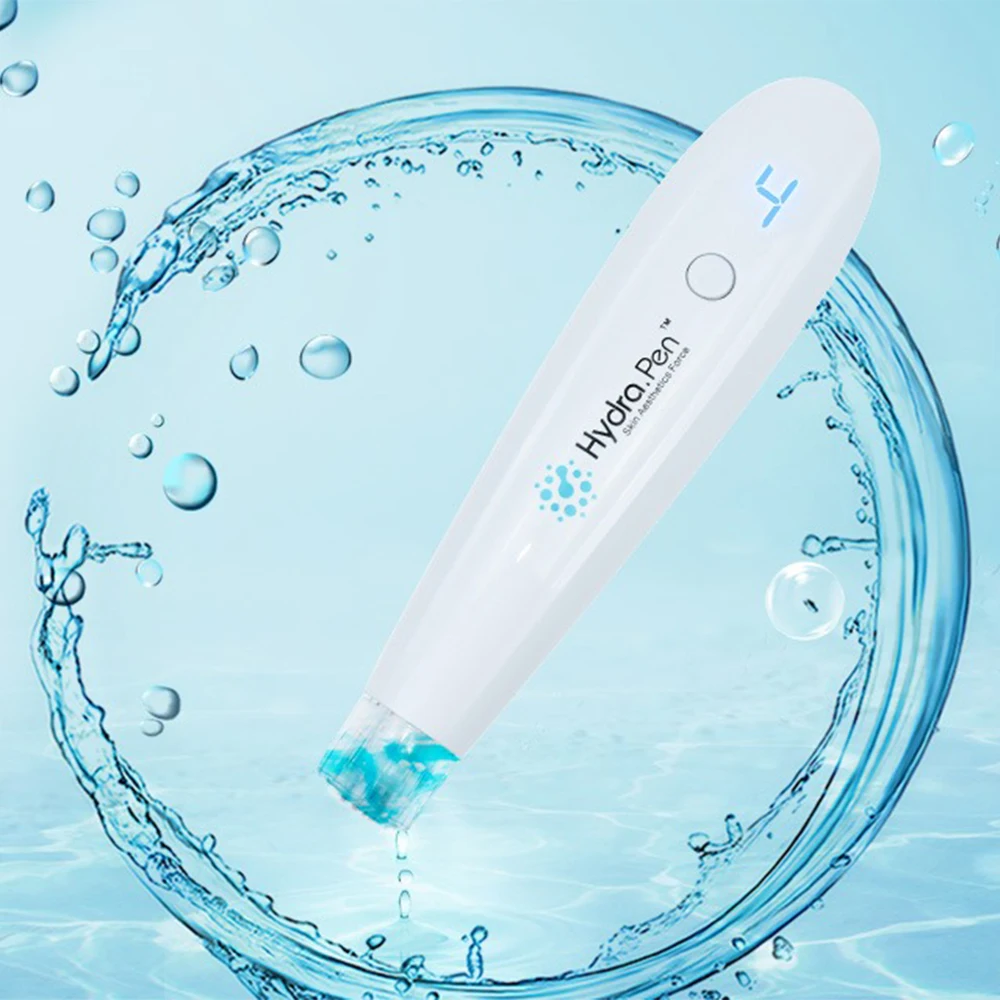 Electric Hydra Pen H2 Derma Microneedling Pen Meso Automatic Infusion Hydrapen Hydra Roller Stamp Serum Applicator Skincare Tool