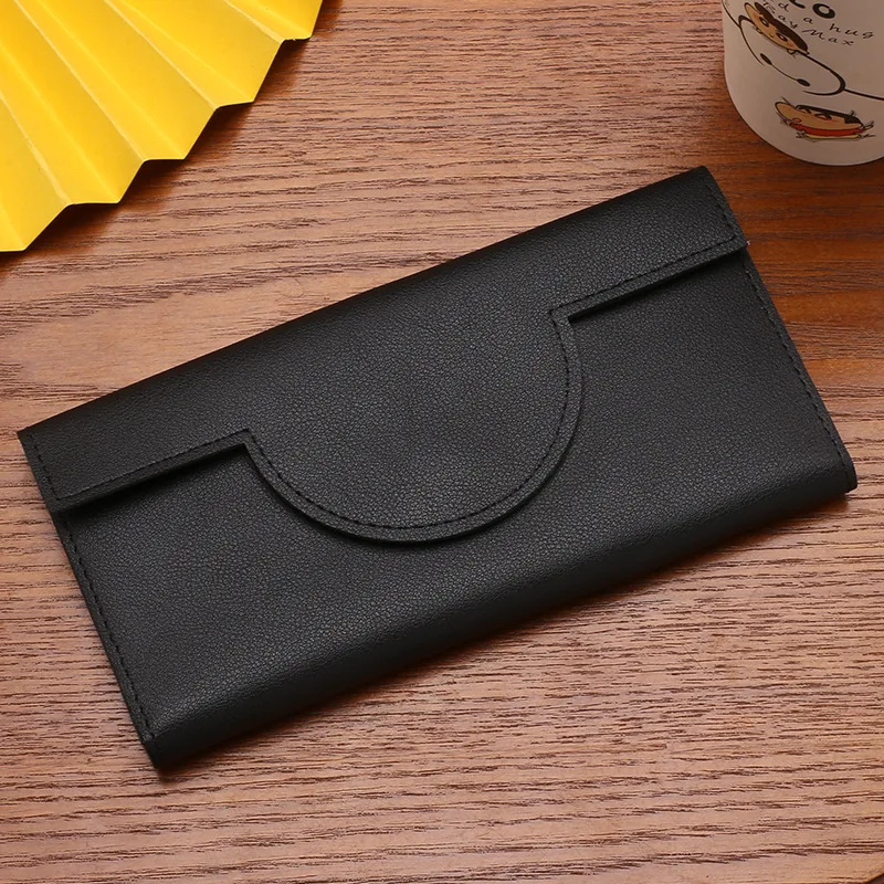 New Women Wallet Credit Card Holder Leather Colorful Long Purse Exquisite Female Card Case Money Bag Rend Fashion Ladies Wallet