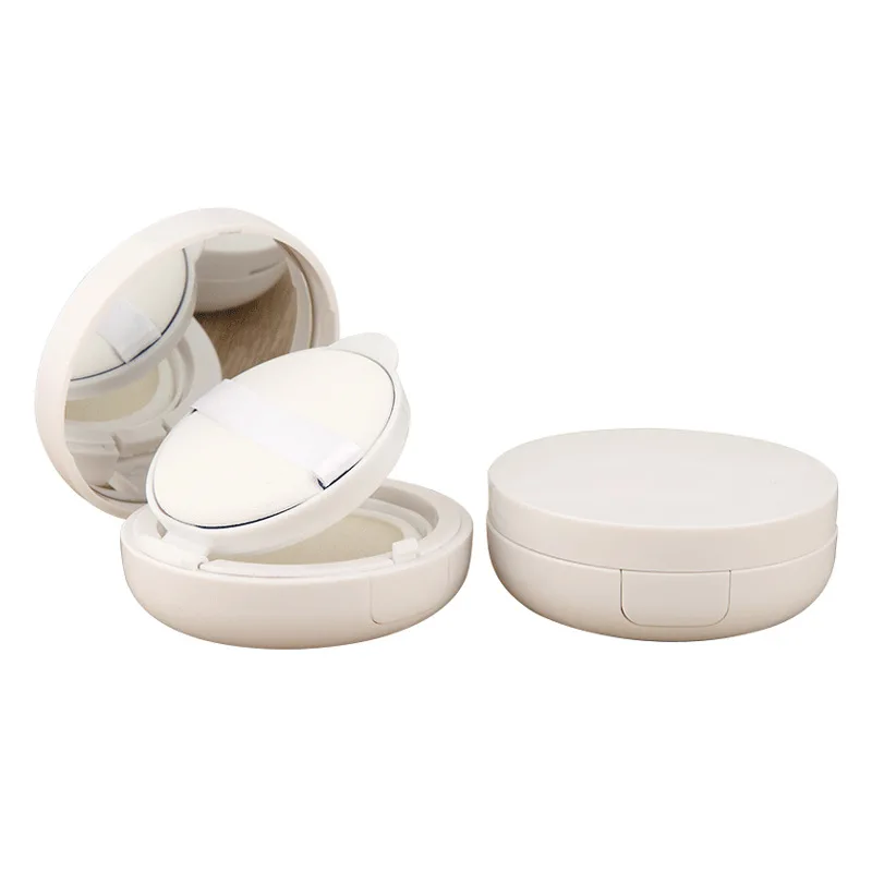 

15g/0.5oz Empty Air Cushion Puff Box Portable Cosmetic Makeup Case Container with Powder Sponge Mirror for BB Cream Foundation