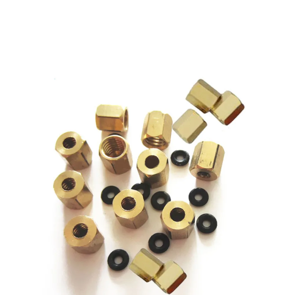 10 шт. 3 мм * 2 демпфер чернил медная гайка укупорочная DX5 подходит для деталей