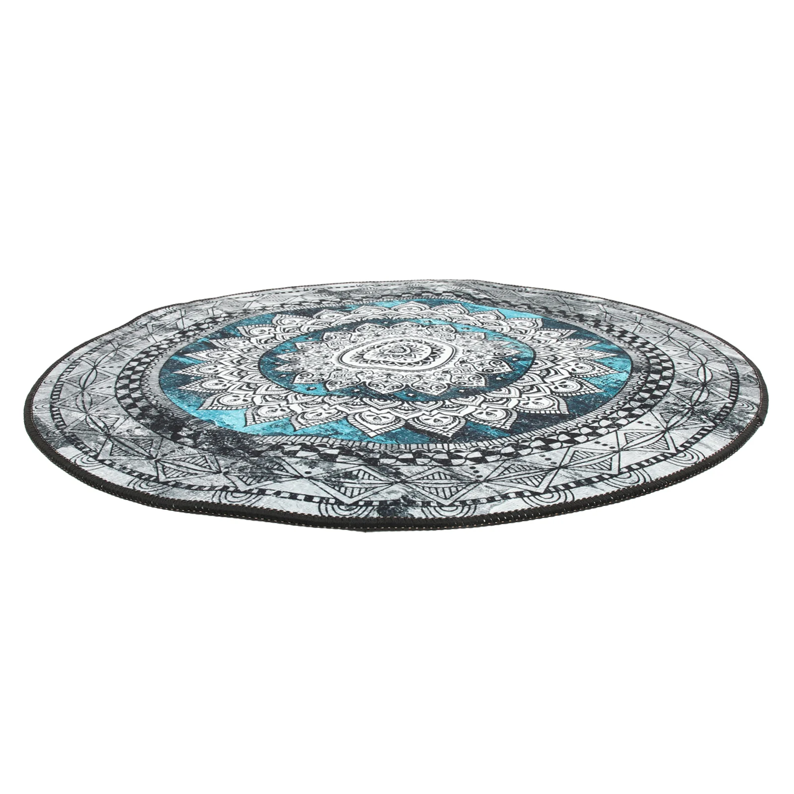 

Rug Mat Floor Mandala Area Round Carpet Decorative Rugs Entrance Vintage Throw Circle Welcome Door Doormat Accent Farmhouse