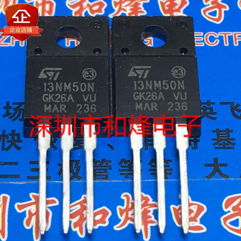 

Оригинал 2 шт./13NM50N STF13NM50N TO-220F