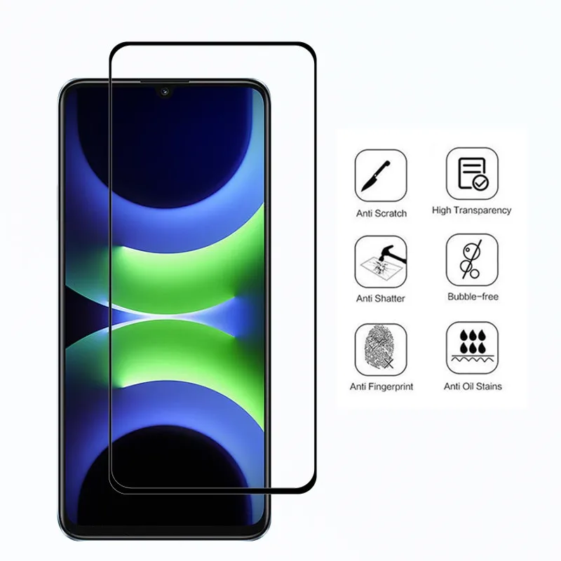 Фото Обновленное полное покрытие для Huawei Nova Y72S Nova Y63 закаленное стекло 9H 6,75 дюйма с защитой от царапин Nova Y72S Y63 мягкая пленка для объектива камеры №4