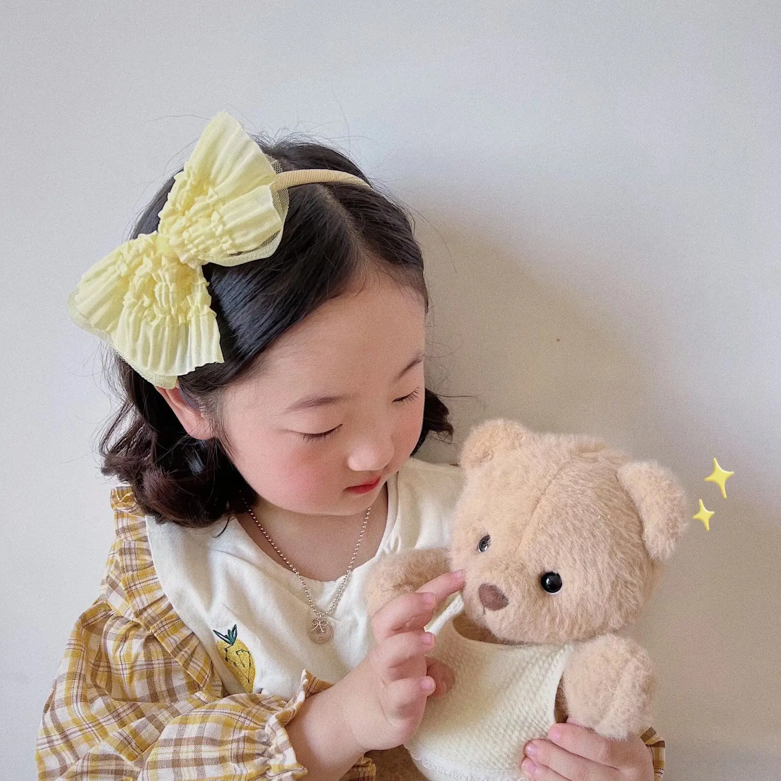 

Girls Hairbands Chiffon Bow Princess Hair Holder Kids Hairbow Headwear Korean Style Hair Accessories for Baby Girl