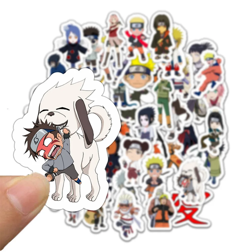 

10/30/50pcs Japan Anime NARUTO Graffiti Stickers DIY Car Luggage Laptop Classic Kids Toys Waterproof Fun Sticker Cartoon Decal