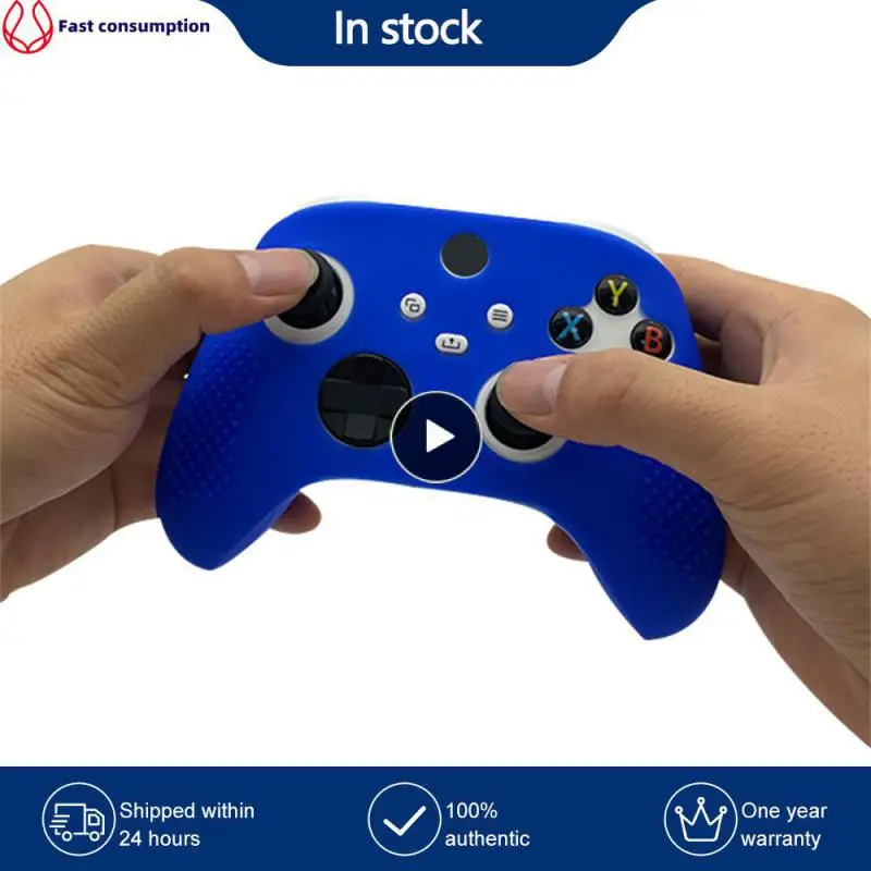 

Soft Silicone Case Easy To Clean Feel Good Gamepad Case Silica Gel Wear-resistant Solid Color Case Dirty Resistant Handle Cover
